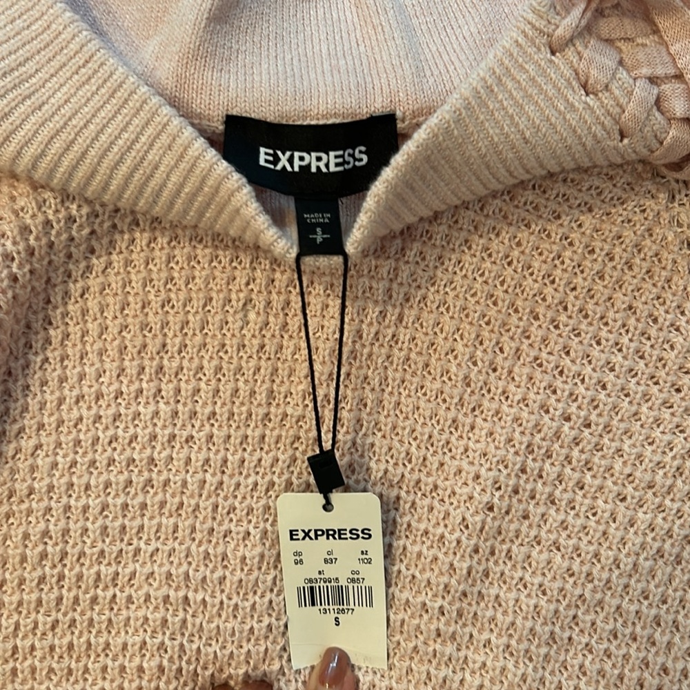 Express Pink Sweater - Picture 2 of 3